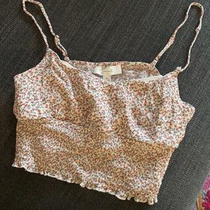 Size small floral crop top